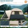 Tents for Camping 6/10 Person Camping Tent with Screen Porch, Weatherproof Large Cabin Tent with Rainfly and Carry Bag, Family Tent for Outdoor Camping and Backyard