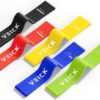 VEICK Resistance Loop Exercise Bands, Elastic Workout Bands for Men Women, Set of 5 Different Resistance Levels Stretch Band for Home Fitness Stretching Strength Training Physical Therap